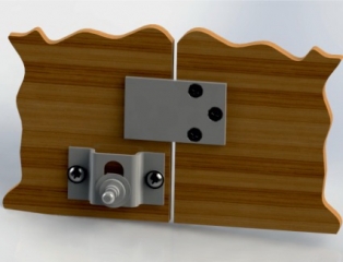 "ШЕРИФ-2М" ДСП есігіне құлыпты орнату фотосуреті