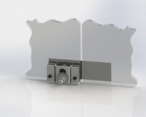 "ШЕРИФ-2М" Шыныға құлыпты орнату фотосуреті