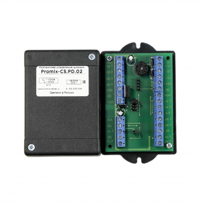 Изображение контроллера Promix-CS.PD.02 управления шлюзом Автономный специализированный контроллер управления шлюзом